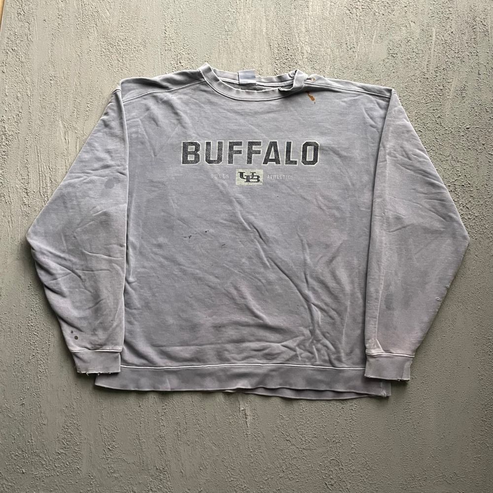 Vintage Buffalo UB Bulls Athletics Sweatshirt Mens XXL Grey 00s Champion